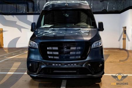 Photo Mercedes Benz Sprinter W907 W910 Full Body Kit Sport Front Bumper Tuning 2018-2025 (With Parking Sensor) | DL Auto Design