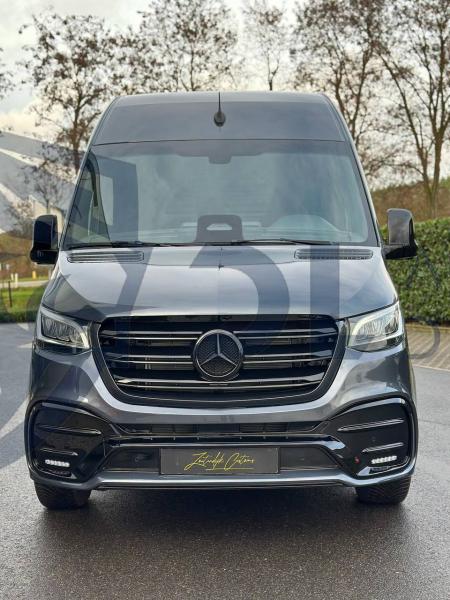 Photo Mercedes Benz Sprinter W907 W910 Full Body Kit Elegance Front Bumper Tuning 2018-2025 (With Parking Sensor) | DL Auto Design