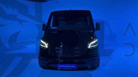 Photo Mercedes Benz Sprinter W907 W910 Full Body Kit Elegance Front Bumper Tuning 2018-2025 (With Parking Sensor) | DL Auto Design