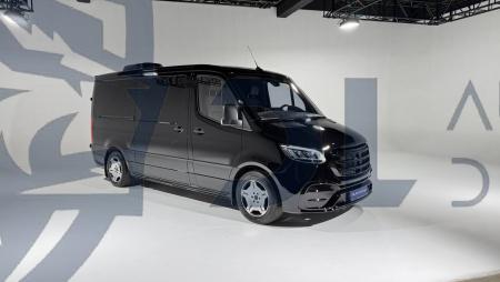 Photo Mercedes Benz Sprinter W907 W910 Full Body Kit Elegance Front Bumper Tuning 2018-2025 (With Parking Sensor) | DL Auto Design