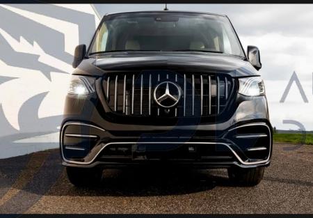 Photo Mercedes Benz Sprinter W907 W910 Full Body Kit Gt Radiator Front Grill Tuning 2018-2025 | DL Auto Design