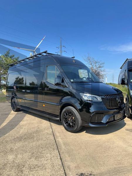 Photo Mercedes Benz Sprinter W907 W910 Full Body Kit Gt Radiator Front Grill Tuning 2018-2025 | DL Auto Design