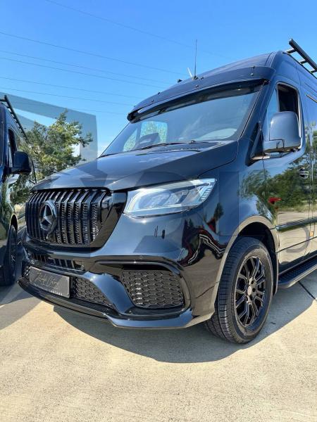 Photo Mercedes Benz Sprinter W907 W910 Full Body Kit Gt Radiator Front Grill Tuning 2018-2025 | DL Auto Design
