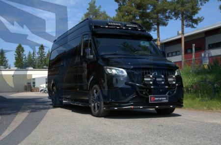 Photo Mercedes Benz Sprinter W907 W910 Full Body Kit Vip Front Bumper Tuning 2018-2025 | DL Auto Design