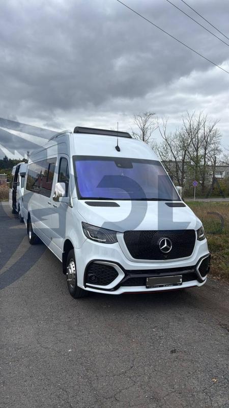 Photo Mercedes Benz Sprinter W907 W910 Full Body Kit Vip Front Bumper Tuning 2018-2025 | DL Auto Design