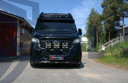 Photo Mercedes Benz Sprinter W907 W910 Full Body Kit Vip Front Bumper Tuning 2018-2025 | DL Auto Design