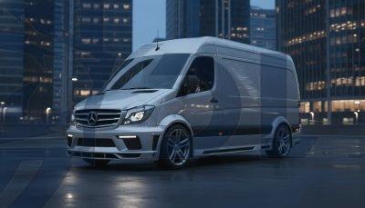 Mercedes Sprinter Wide Look Without a Full Body Kit