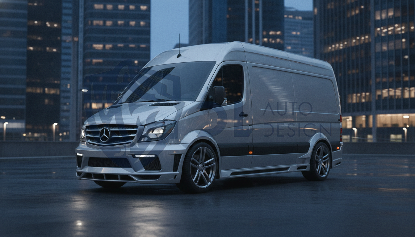 Mercedes Sprinter Wide Look Without a Full Body Kit